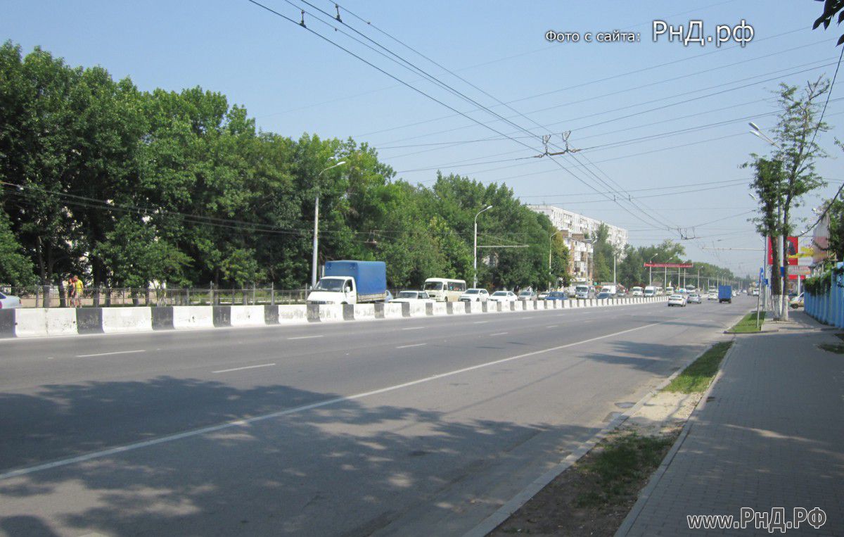 Тротуар вдоль проспекта М.Нагибина после реконструкции